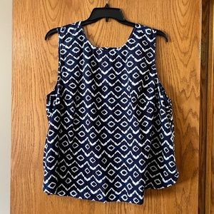 LOFT Plus Linen Tank (sz 3x)